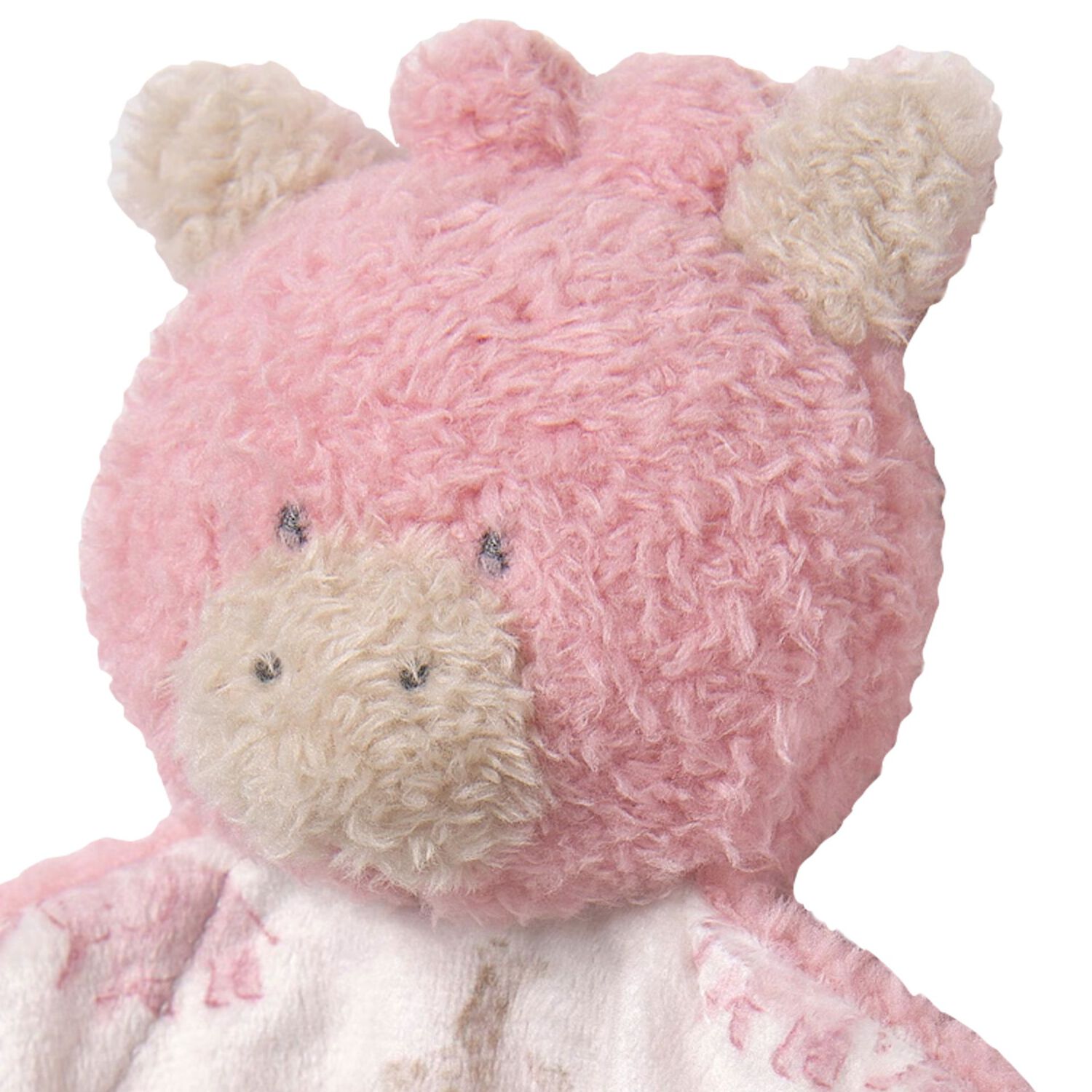 Baby Girls Pink & Ivory Giraffe Doudou Comforter, 1, hi-res image number null