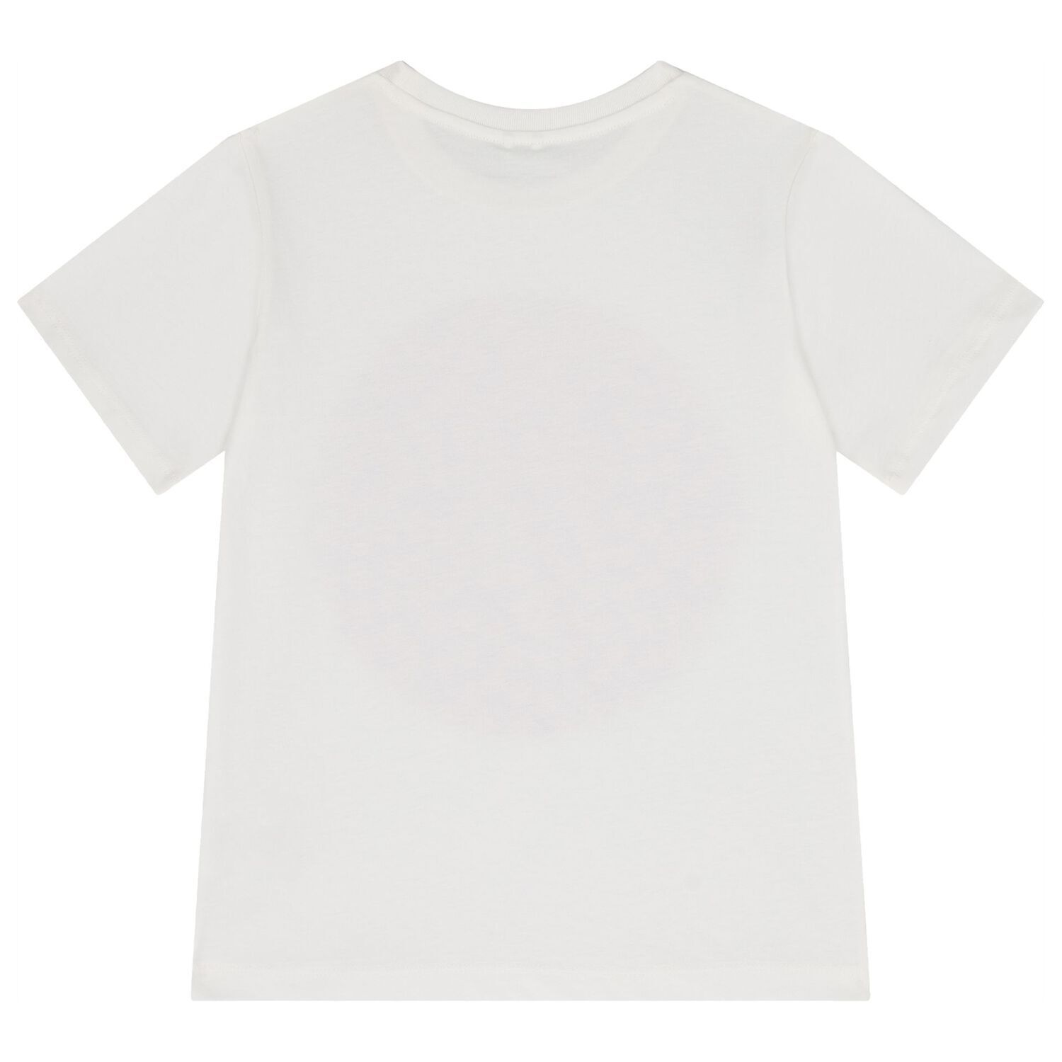 Girls White Logo T-Shirt, 1, hi-res