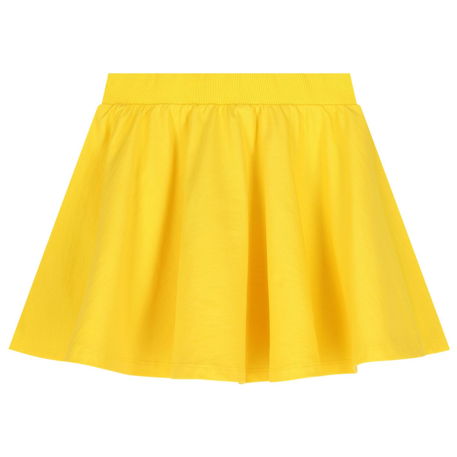 Girls Yellow Teddy Bear Logo Skirt , 2, hi-res