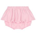 Baby Girls Pink & Ivory Short Set (4 Piece), 1, hi-res
