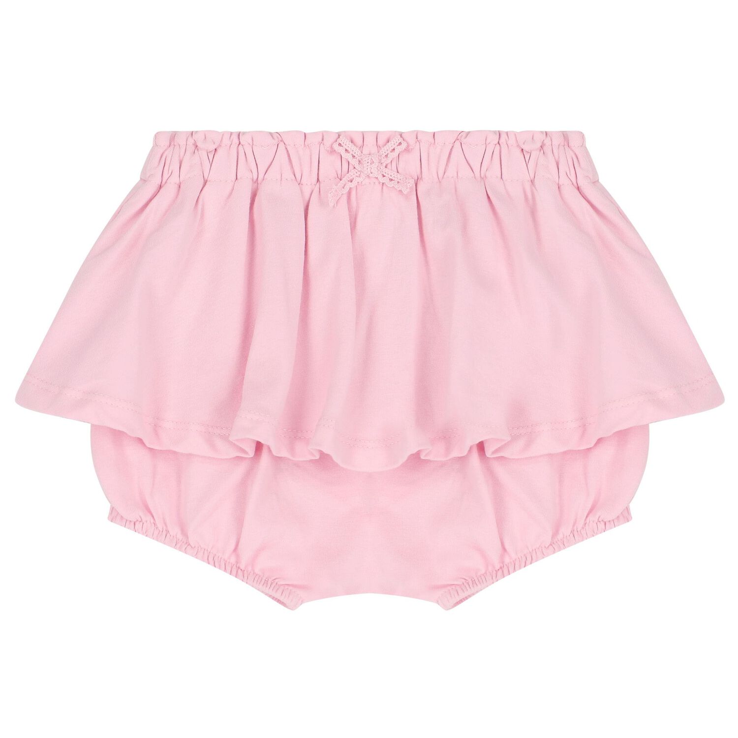 Baby Girls Pink & Ivory Short Set (4 Piece), 1, hi-res