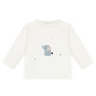 Baby Boys Beige, White & Blue Tracksuit (3 Piece), 1, hi-res