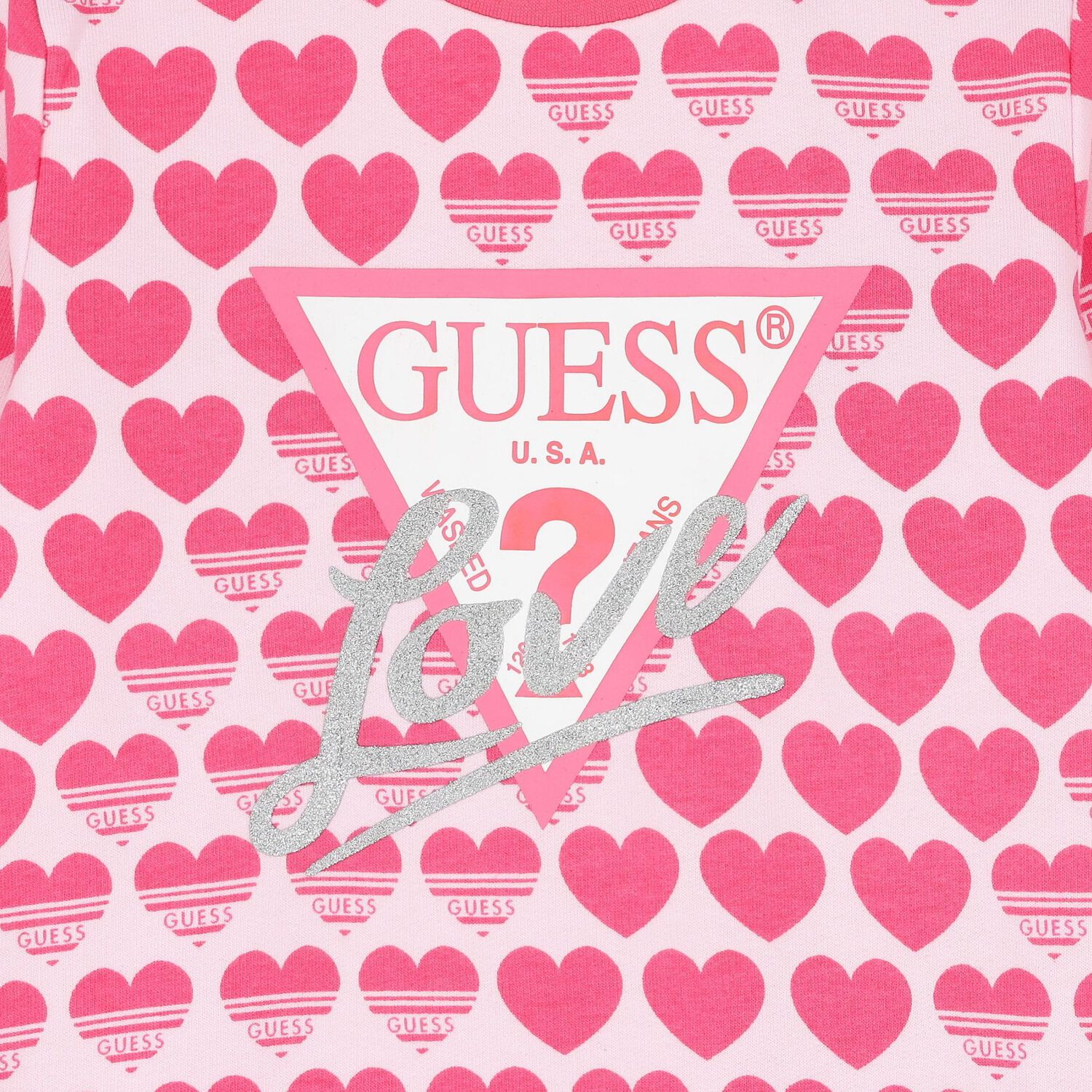 Girls Pink Logo Sweatshirt, 1, hi-res image number null