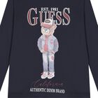 Boys Navy Blue Logo T-Shirt, 1, hi-res