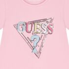 Girls Pink Logo T-Shirt, 2, hi-res