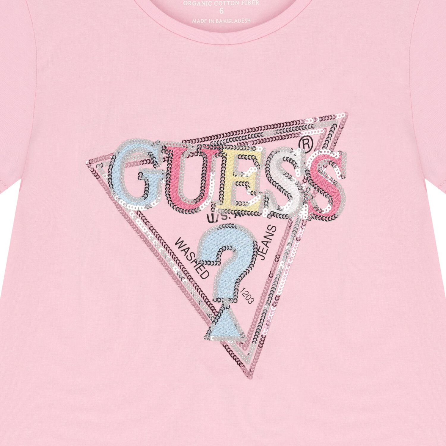 Girls Pink Logo T-Shirt, 2, hi-res image number null