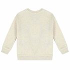 Younger Girls Beige Tiger Sweatshirt, 1, hi-res