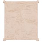 Beige & Ivory Pom Pom Baby Blanket, 1, hi-res