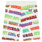Boys White Logo Shorts, 1, hi-res