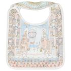 Ivory & Blue Ballet de Paris Baby Carr&eacute; Swaddle & Bib Gift Set, 1, hi-res