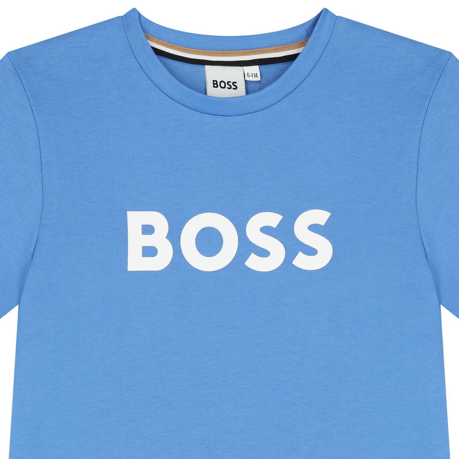 Boys Blue Logo T-Shirt, 4, hi-res