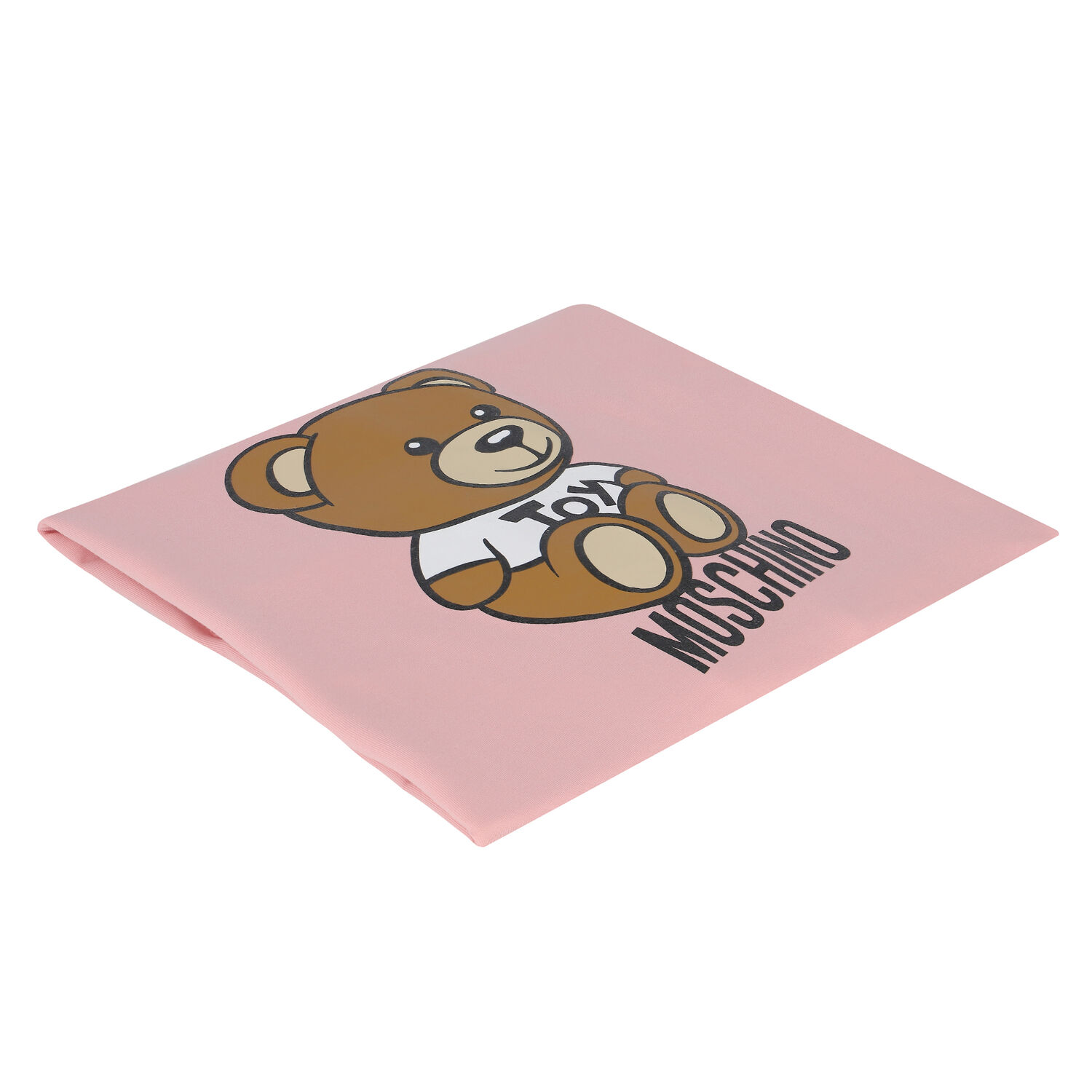 Pink Teddy Bear Logo Baby Blanket, 5, hi-res