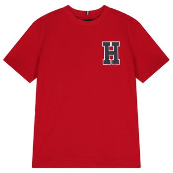 Boys Red Logo T-Shirt