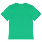 Boys Green & Black Logo Shorts Set, 1, hi-res