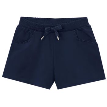 Girls Navy Blue Shorts