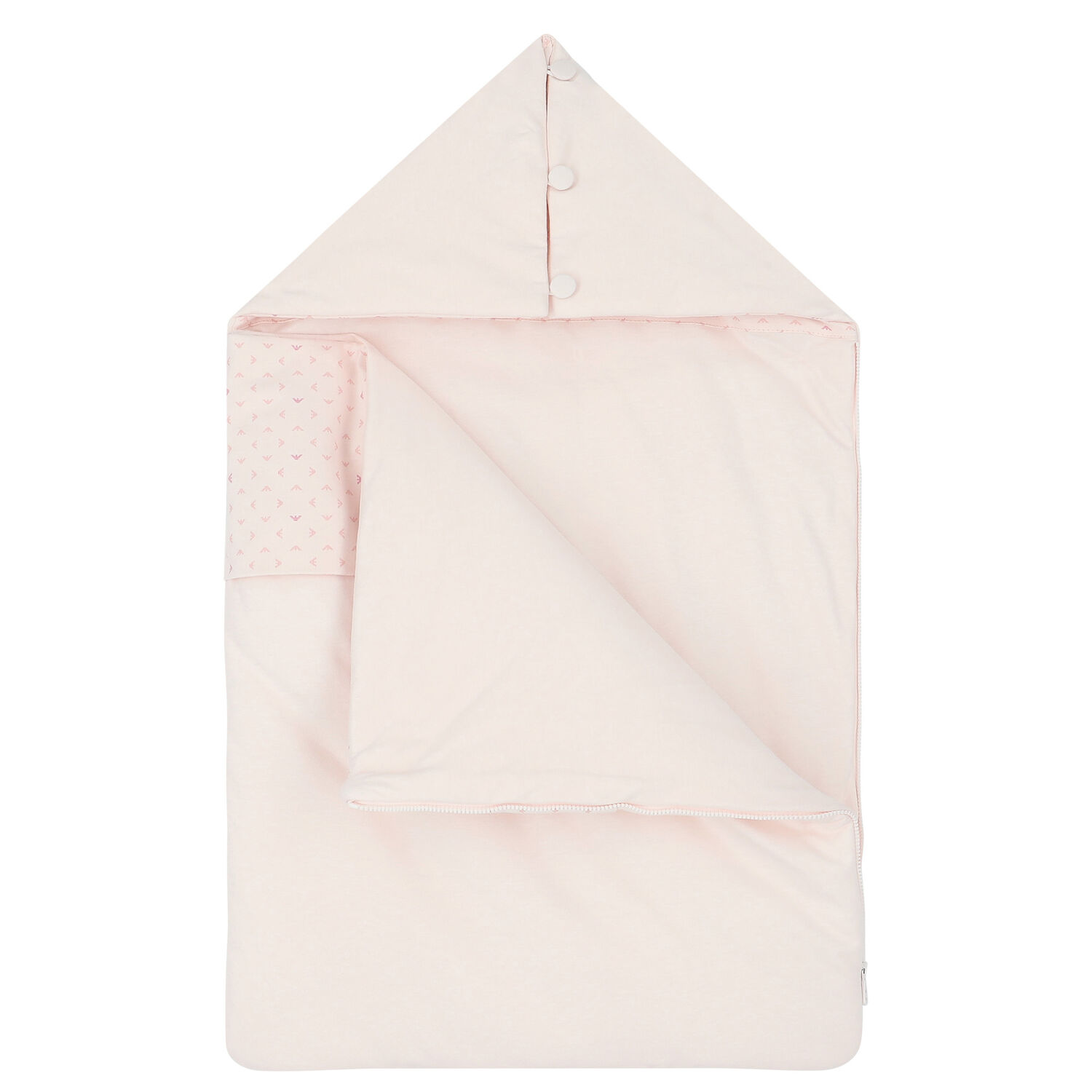 Ivory & Pink Logo Baby Nest, 2, hi-res