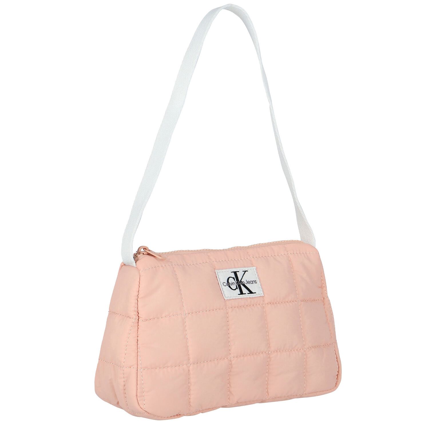 Girls Pink Logo Quilted Bag, 1, hi-res
