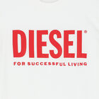 Boys White Logo T-Shirt, 1, hi-res