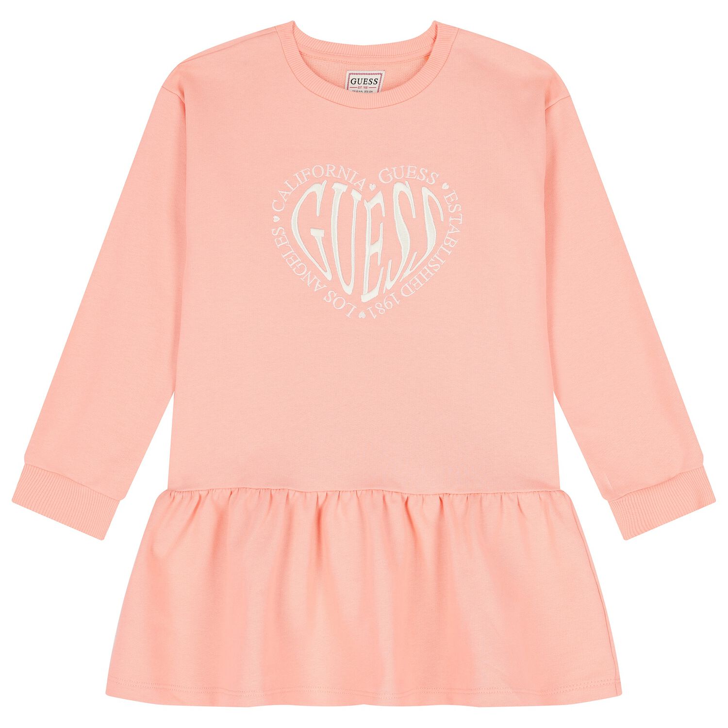 Girls Pink Logo Dress, 2, hi-res image number null