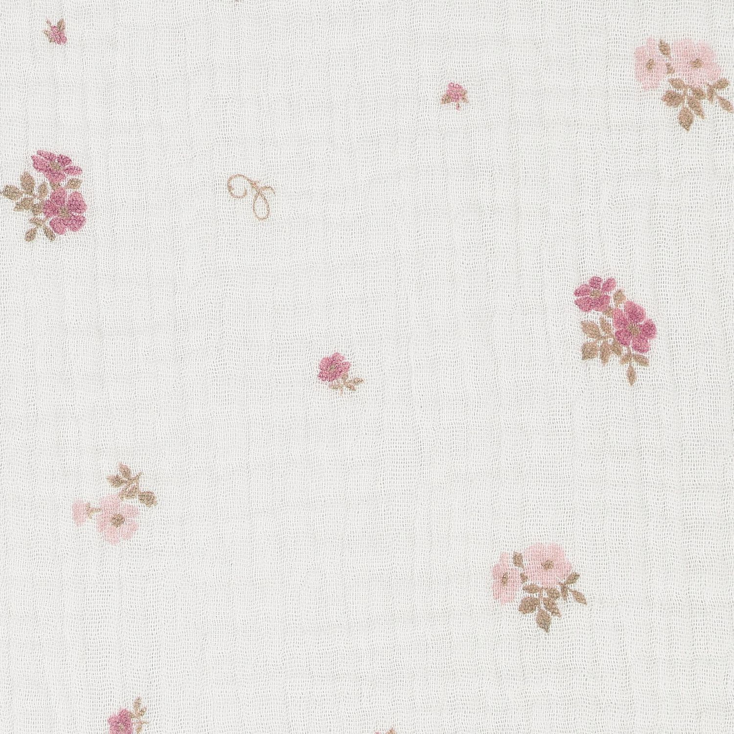 Baby Girls Ivory Floral Muslin Gift Set, 1, hi-res
