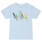 Boys White & Blue T-Shirts ( 2-Pack ), 1, hi-res