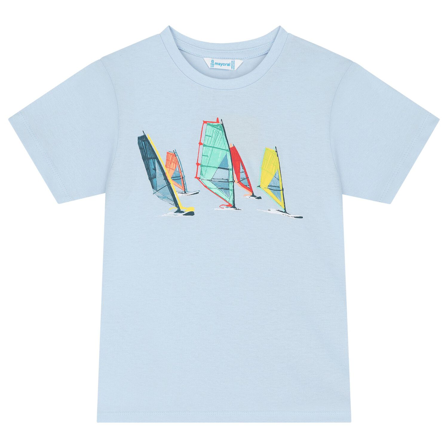 Boys White & Blue T-Shirts ( 2-Pack ), 1, hi-res