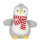 White & Grey Toboggan Twins Scarf Soft Toy ( 21CM ), 1, hi-res