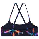 Girls Navy Blue Starfish Bikini, 1, hi-res