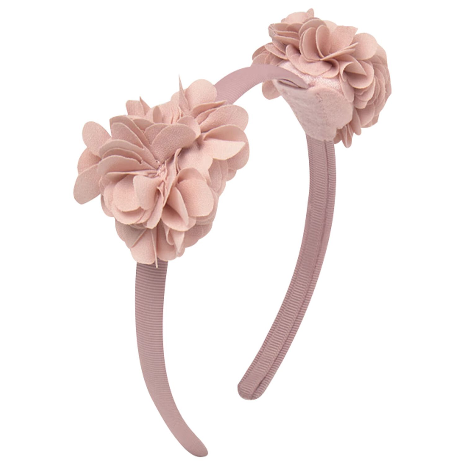 Girls Pink Flower Headband, 1, hi-res
