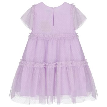 Girls Lilac Tulle Dress