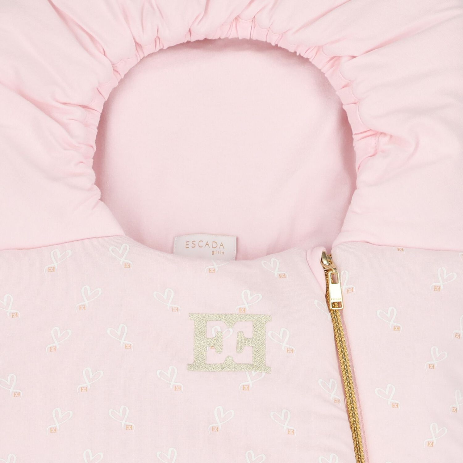 Baby Girls Pink Logo Heart Nest, 2, hi-res