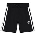 White & Black Logo Shorts Set, 1, hi-res