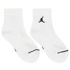 White Jordan Logo Socks ( 3-Pack ), 2, hi-res