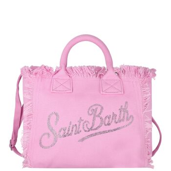 Girls Pink Logo Tote Bag