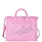 Girls Pink Logo Tote Bag, 1, hi-res