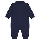 Baby Boys Ivory & Navy Blue Babygrow Gift Set, 1, hi-res