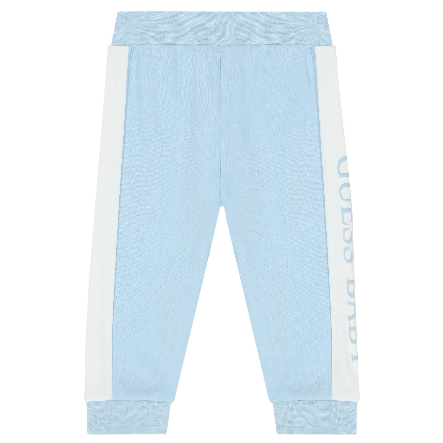 Baby Boys Navy Blue & White Logo Tracksuit Set, 3, hi-res