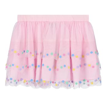 Girls Pink Tulle Skirt