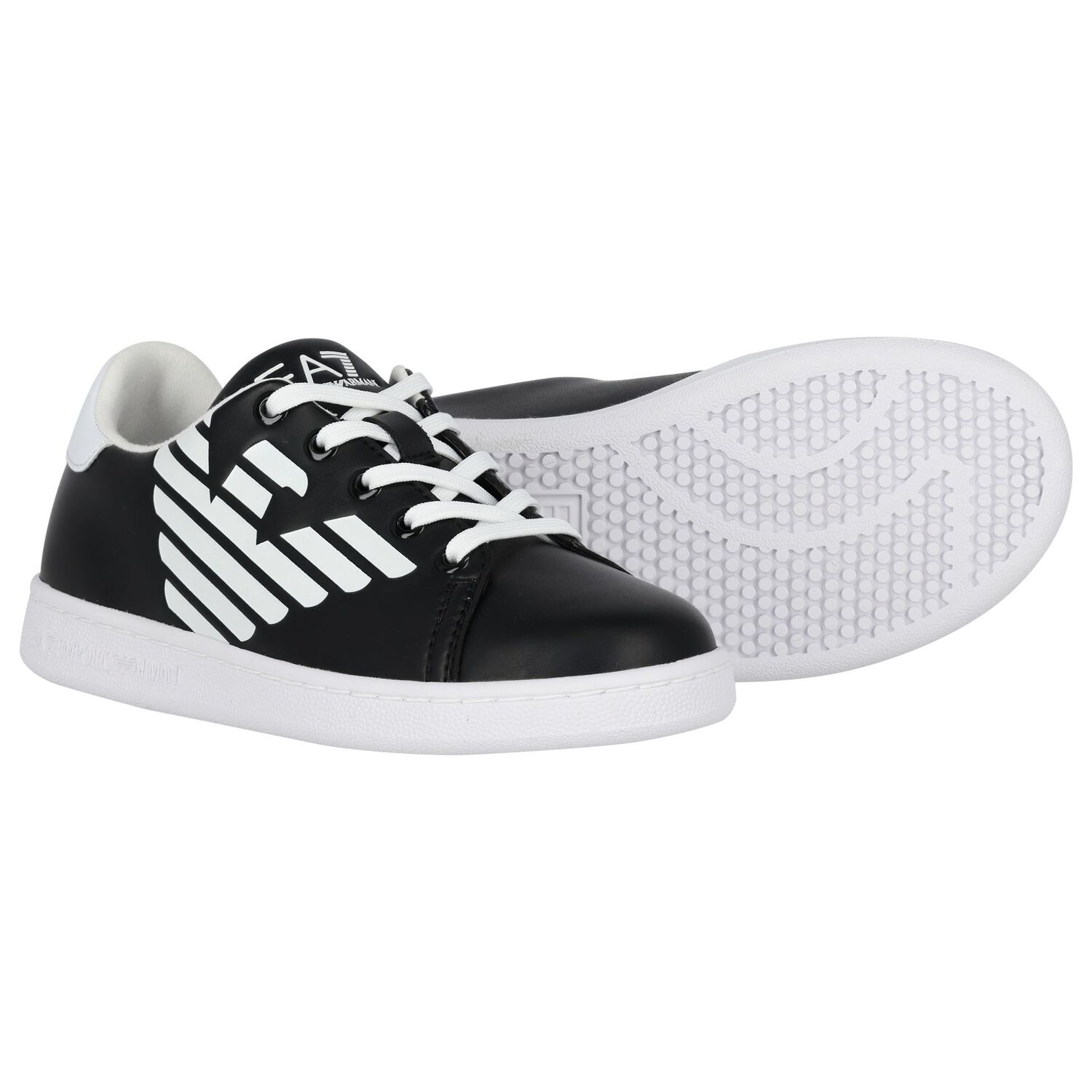 Black Logo Trainers, 1, hi-res image number null