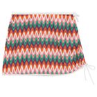 Girls Multi-Coloured Zig-Zag Crochet Skirt, 1, hi-res