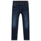 Boys Blue Denim Jeans, 1, hi-res