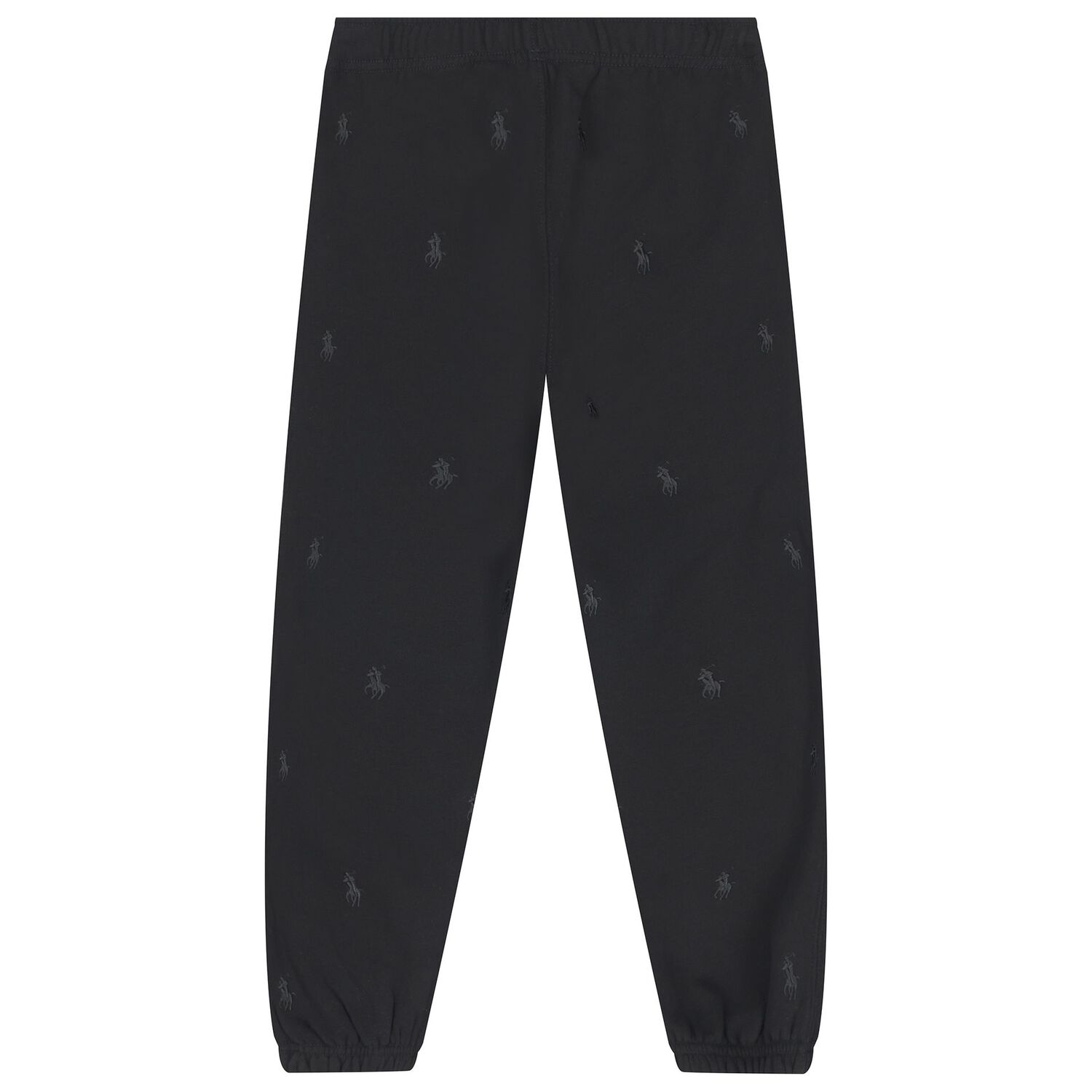 Girls Black Logo Joggers, 1, hi-res