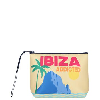 Girls Yellow Logo Pouch