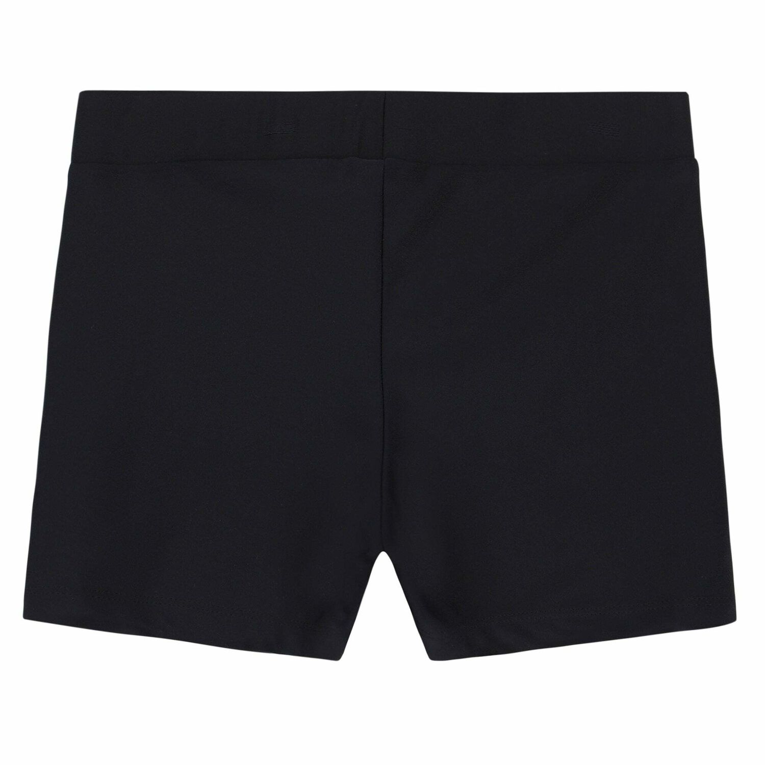 Black & White Logo Swim Shorts, 1, hi-res