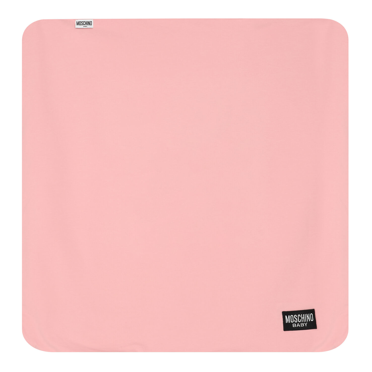 Pink Teddy Bear Logo Baby Blanket, 5, hi-res