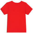 Red Teddy Logo T-Shirt, 7, hi-res