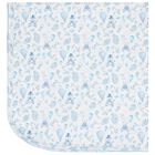 Boys White & Blue Toile de Jouy Babygrow Set, 1, hi-res