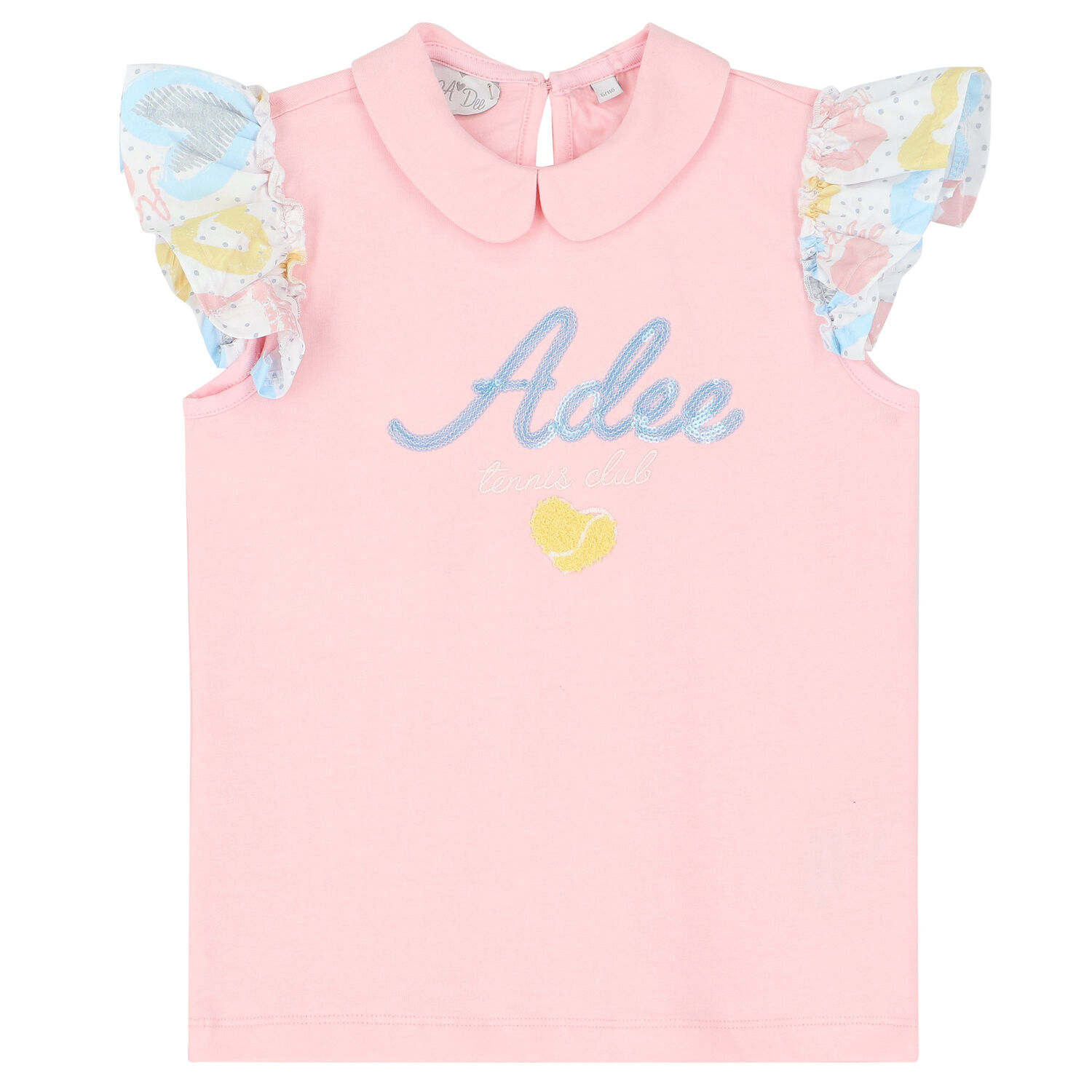 Girls Pink & White Logo Skirt Set, 1, hi-res image number null