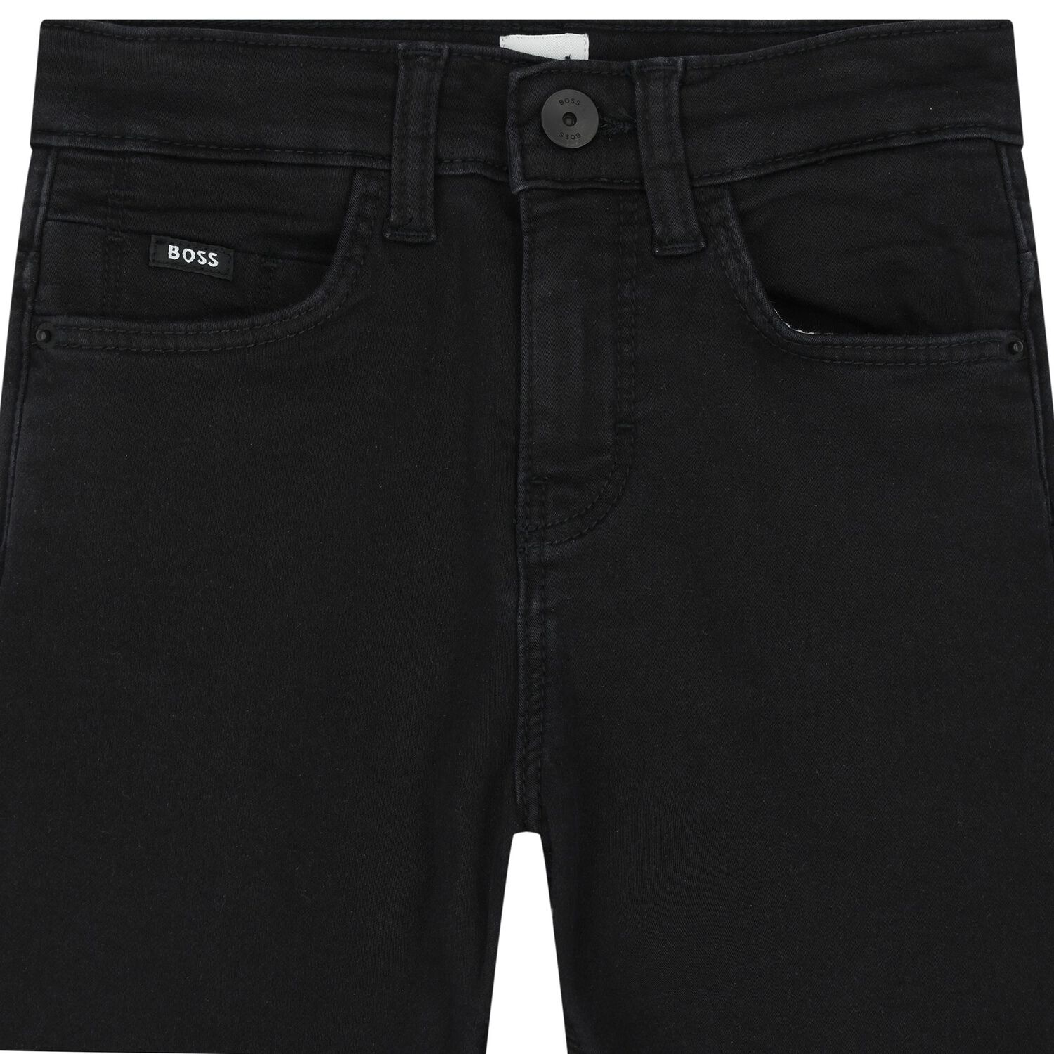 Boys Black Denim Jeans, 1, hi-res image number null