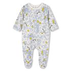 Ivory & Blue Popcorn Logo Babygrow Gift Set, 1, hi-res